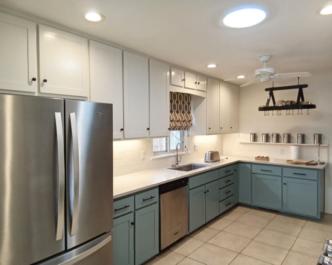 Painted kitchen cabinets
