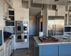 Painted kitchen cabinets