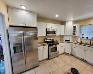 Painted kitchen cabinets