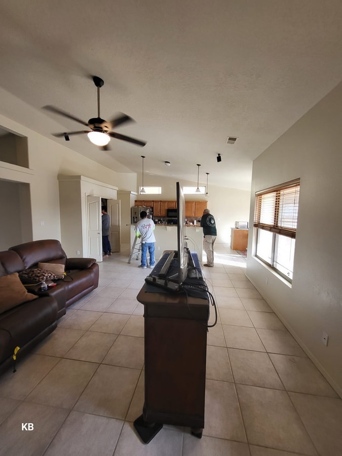 Bernalillo interior paint job — Calle Damiano