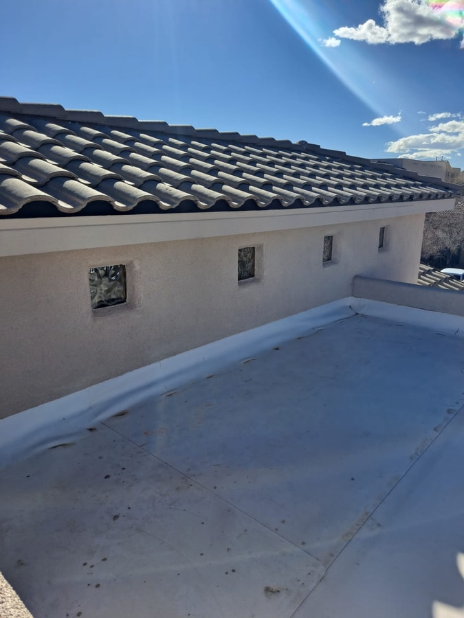 Bernalillo exterior paint job — Palo Alto Court