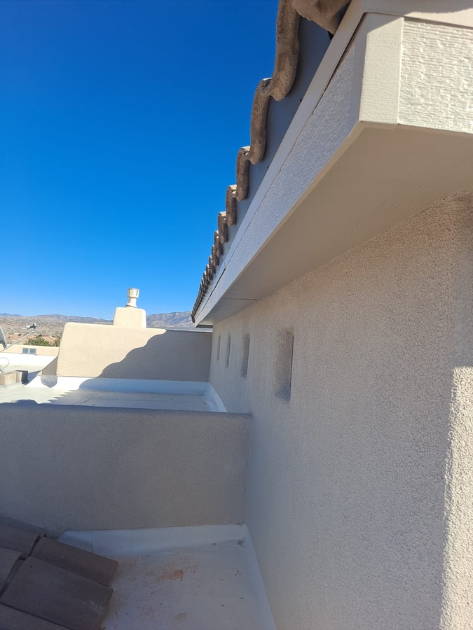 Exterior repaint on Palo Alto Court in Bernalillo