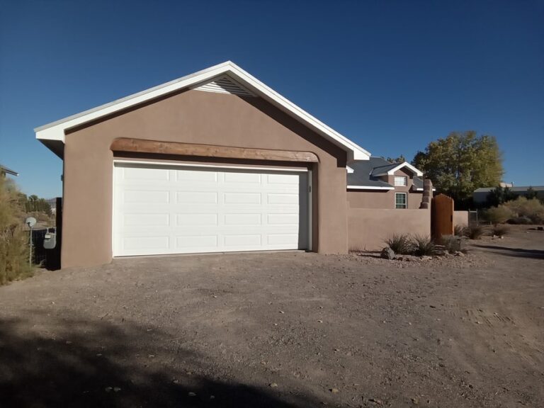 Painted stucco and trim on Carey Road in Corrales